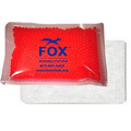 Red Cloth-Backed, Gel Beads Cold/Hot Therapy Pack (6"x8")